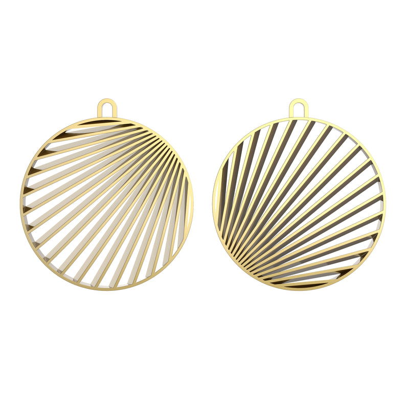 Mirage Earrings Round by Alberto Ghirardello