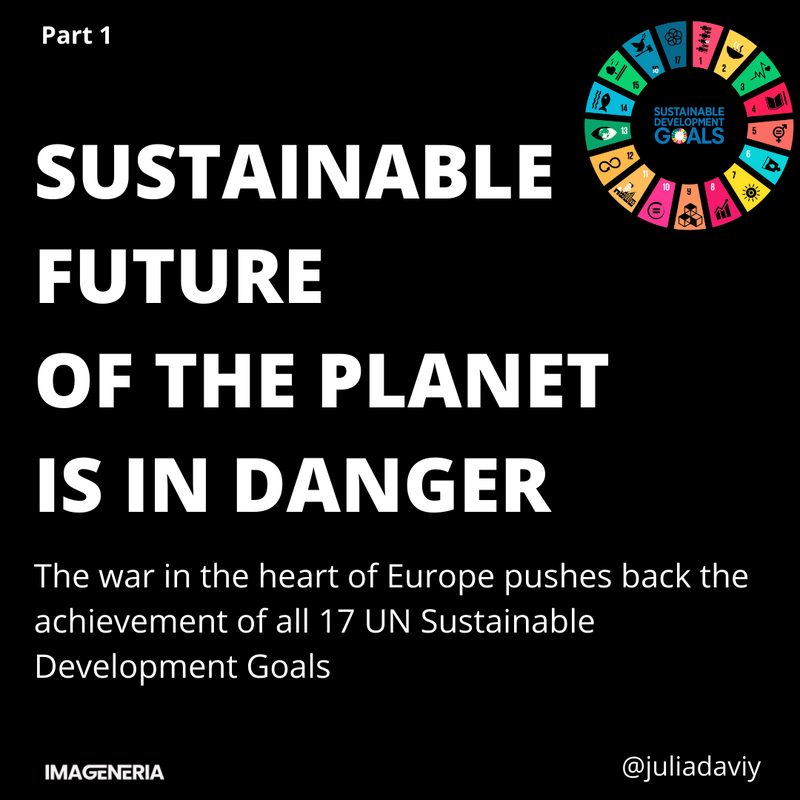 SUSTAINABLE FUTURE OF THE PLANET IS IN DANGER - IMAGENERIA