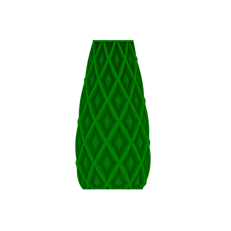 Diamond Shaped Conical Vase