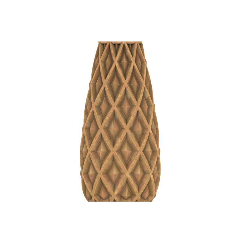 Diamond Shaped Conical Vase