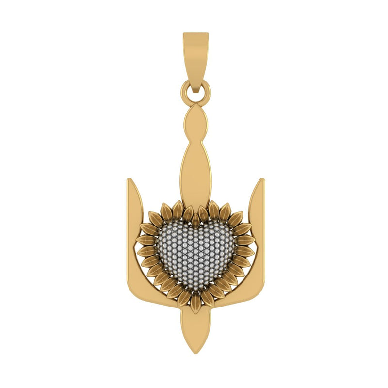 The Sunflower Hearts Pendant