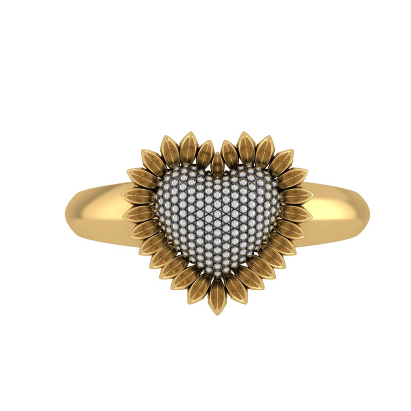 The Sunflower Hearts Ring
