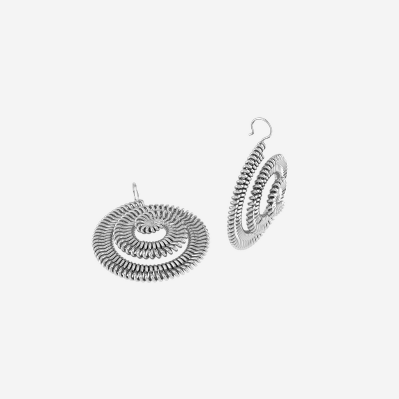Infinity Spiral Earrings