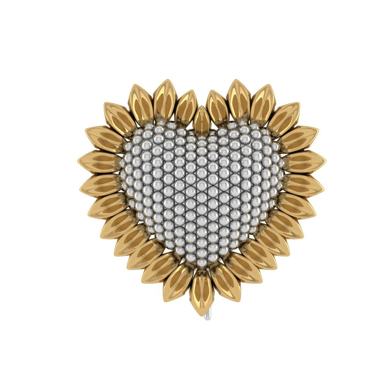 The Sunflower Hearts Brooch