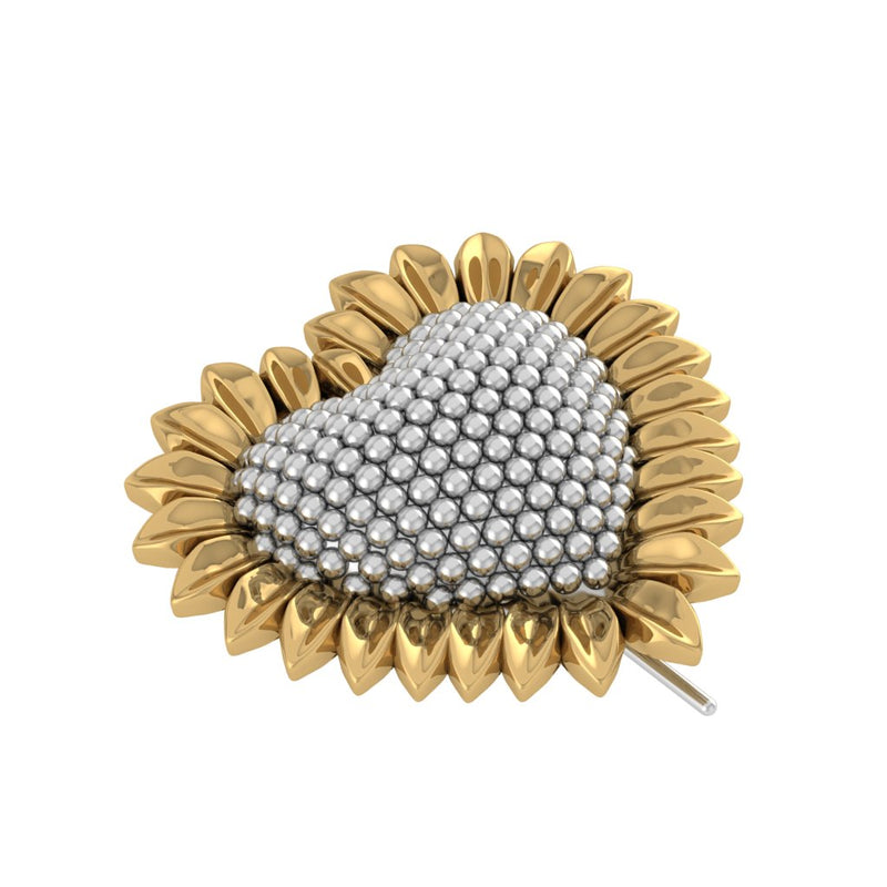 The Sunflower Hearts Brooch