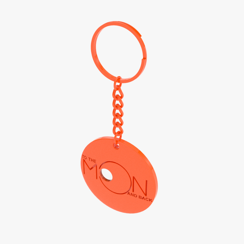 Key Chain - medallion "To the moon and back"