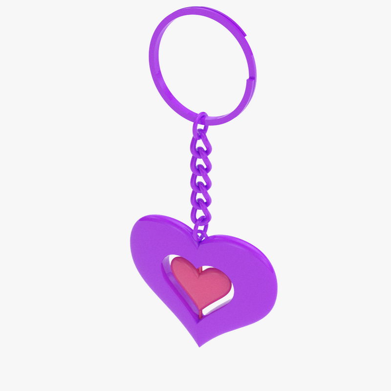 Key Chain - Anti-stress Hearts