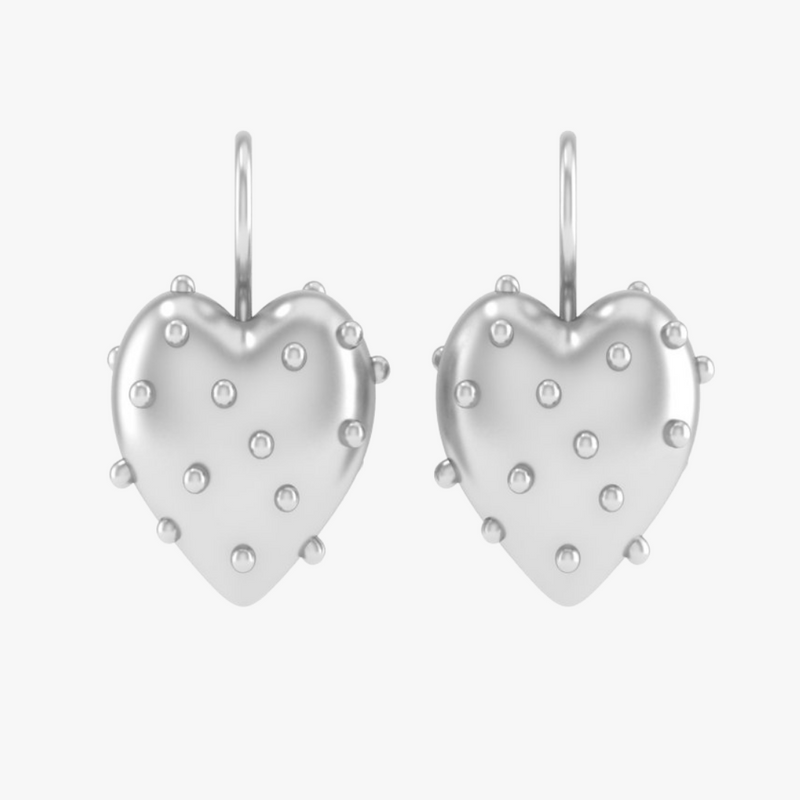 Strawberry Heart Earrings - NFT